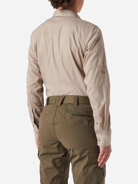 Тактическая рубашка 5.11 Tactical Women’S Abr Pro Long Sleeve Shirt 62420-055 M Khaki (2000980564897) - изображение 2