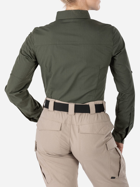Тактическая рубашка 5.11 Tactical Women’S Stryke Long Sleeve Shirt 62404-190 L Tdu Green (2000980564781) - изображение 2