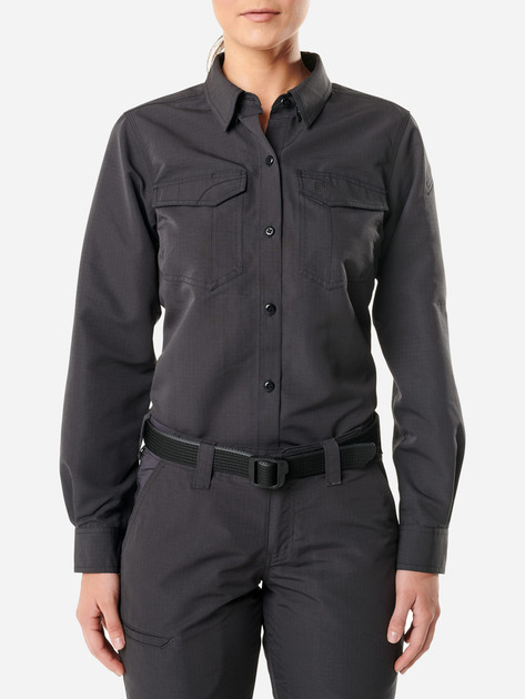 Тактична сорочка 5.11 Tactical Women'S Fast-Tac Long Sleeve Shirt 62388-018 M Charcoal (2000980558032) - зображення 1