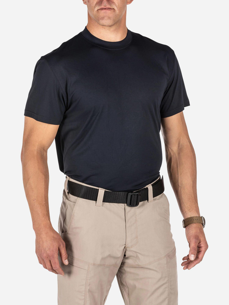 Тактическая футболка 5.11 Tactical Performance Utili-T Short Sleeve 2-Pack 40174-724 L 2 шт Dark Navy (2000980546619) - изображение 2