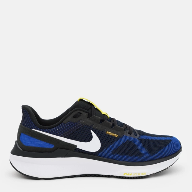 Акція на Чоловічі кросівки для бігу Nike Air Zoom Structure 25 DJ7883-003 44.5 (10.5US) 28.5 см Black/White-Racer Blue-Sundial від Rozetka