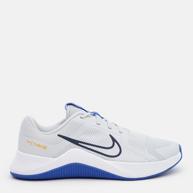 Акція на Чоловічі кросівки для залу Nike Mc Trainer 2 DM0823-009 44.5 (10.5US) 28.5 см Pure Platinum/Obsidian-Racer Blue-White від Rozetka