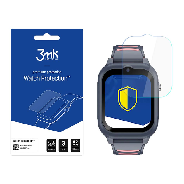 Захисне скло 3MK Flexible Glas для Forever GPS WIFI 4G Kids Look Me 2 KW-510 3 шт (5903108535939) - зображення 2