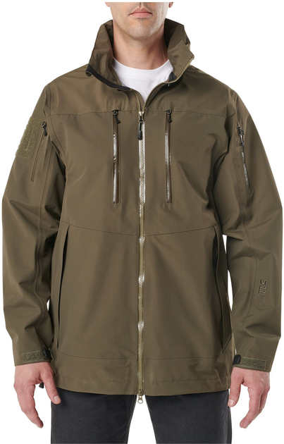 Куртка тактическая влагозащитная 5.11 Tactical Approach Jacket 48331-192 3XL Tundra (2000980456345) - изображение 1