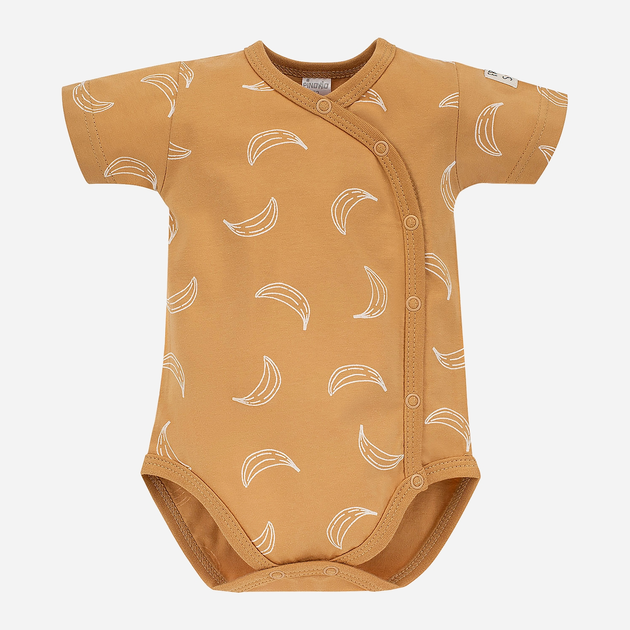 Body dla dzieci Pinokio Free Soul Shortsleeve Buttoned Bodysuit 68-74 cm Yellow-Print (5901033285165) - obraz 1