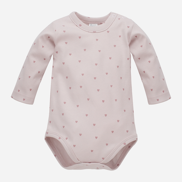 Боді дитяче Pinokio Hello Longsleeve Bodysuit 80 см Pink (5901033291067) - зображення 1