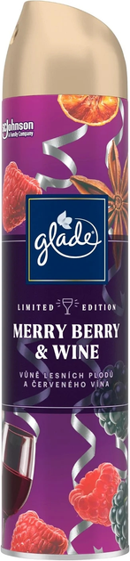 Odświeżacz powietrza Glade Merry Berry & Wine 300 ml (5000204275506) - obraz 1