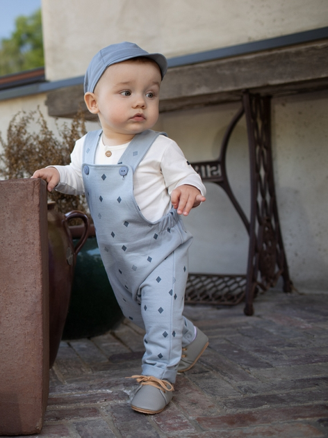 Боді для малюка Pinokio Charlie Longsleeve Polo Bodysuit 74-76 см Ecru (5901033292781) - зображення 2