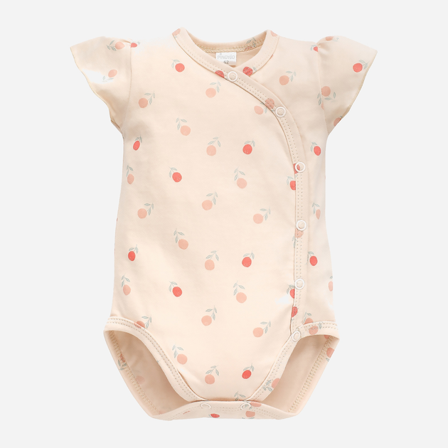 Боді дитяче Pinokio Summer Garden Bodysuit Buttoned Shortsleeve 56 см Beige (5901033300684) - зображення 1