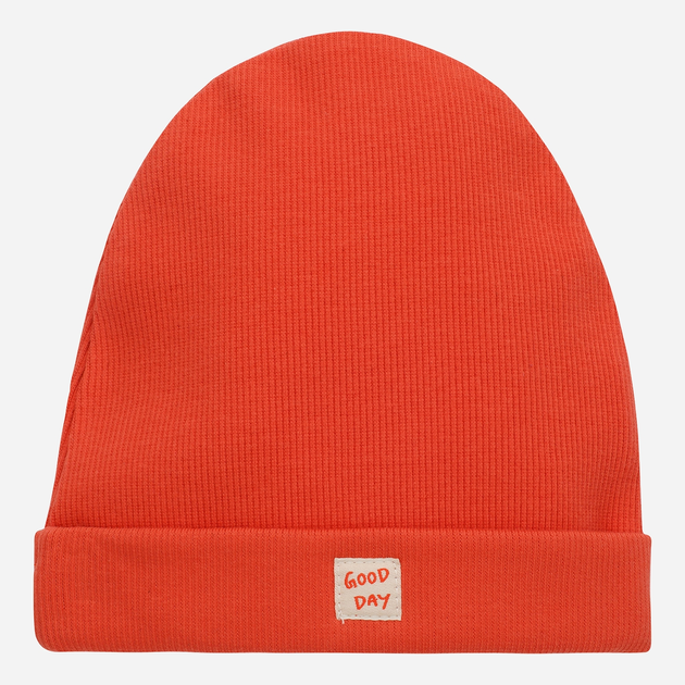 Демісезонна шапка дитяча Pinokio Orange Flip Bonnet 46-48 см Orange (5901033307676) - зображення 1