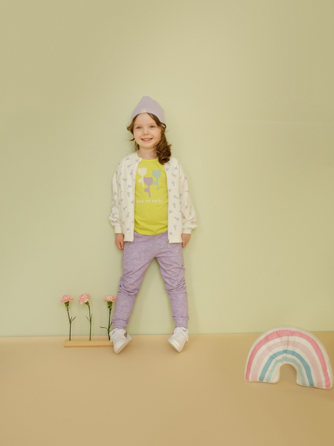Демісезонна шапка дитяча Pinokio Lilian Bonnet 46-48 см Happy Violet (5901033305801) - зображення 2