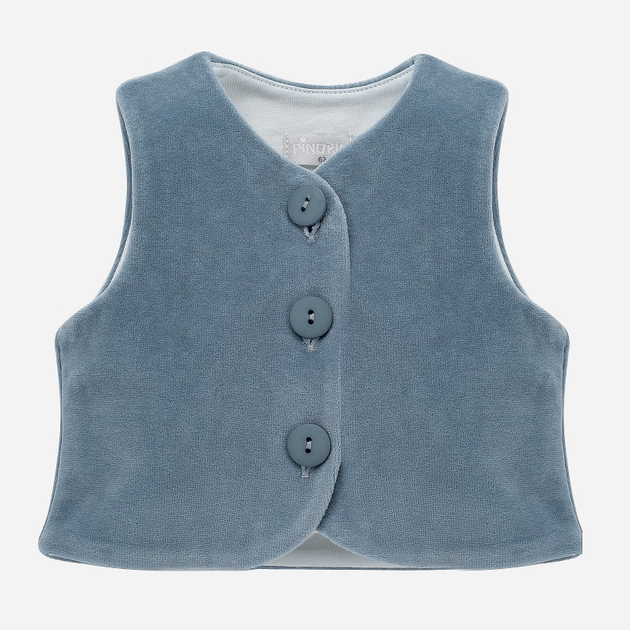 Дитячий жилет для дівчинки Pinokio Romantic Vest 74-76 см Синій (5901033288241) - зображення 1