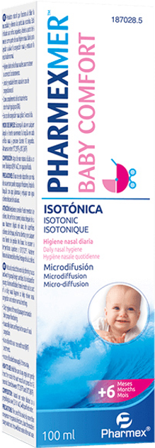 Спрей назальный изотонический для детей Pharmexmer Nasal Baby Confort Isotónico 100 мл (8470001870285) - изображение 1