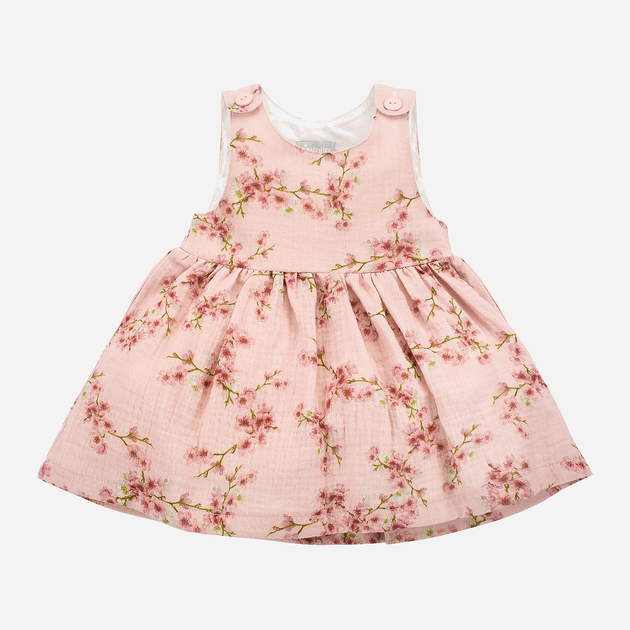 Sukienka dziecięca Pinokio Summer Mood Dress 80 cm Pink Flowers (5901033284427) - obraz 1