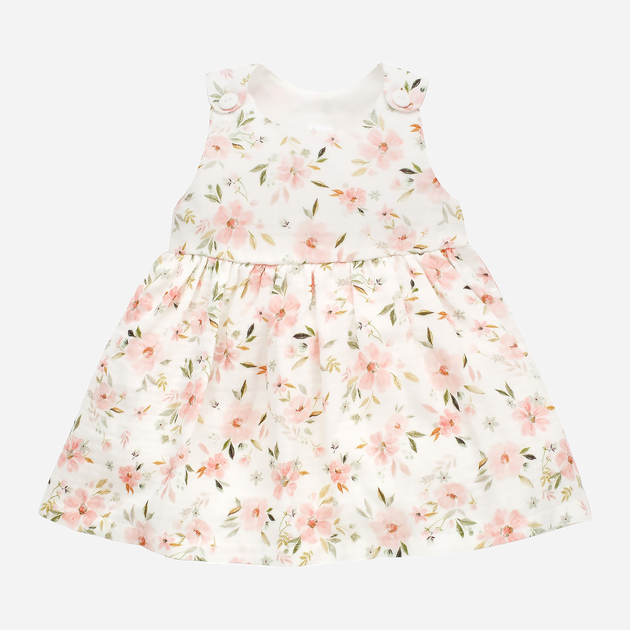 Sukienka dziecięca dla dziewczynki w kwiaty Pinokio Summer Garden Dress Sleeveless 122-124 cm Ecru (5901033302336) - obraz 1