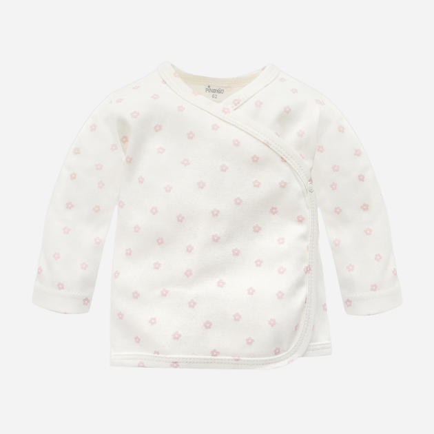 Bluza Pinokio Lovely Day Rose Wrapped Baby Jacket 68-74 cm Ecru (5901033299667) - obraz 1