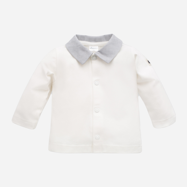 Дитяча сорочка для хлопчика Pinokio Charlie Baby Jacket 62 см Ecru (5901033292903) - зображення 1