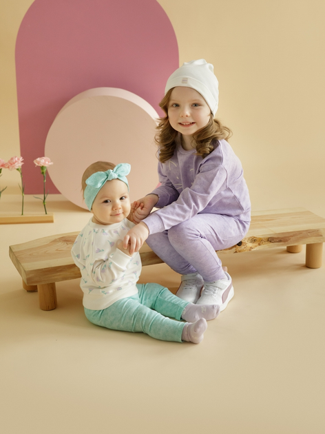 Дитячий світшот для дівчинки Pinokio Lilian Sweatshirt 86 см Екрю (5901033304972) - зображення 3