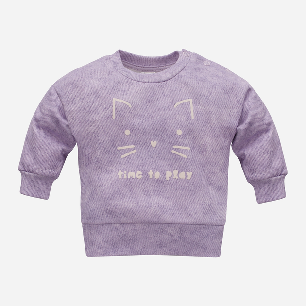 Дитячий світшот для дівчинки Pinokio Lilian Sweatshirt 116 см Фіолетовий (5901033305139) - зображення 1