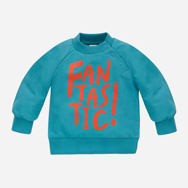 Дитячий світшот для хлопчика Pinokio Orange Flip Sweatshirt 98 см Бірюзовий (5901033307195) - зображення 1
