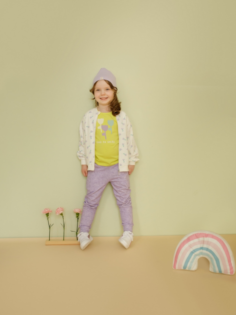 Дитяча толстовка для дівчинки Pinokio Lilian Jacket 122-124 см Екрю (5901033304927) - зображення 2