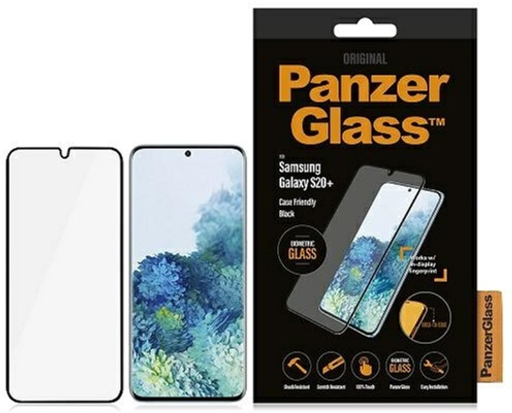 Szkło ochronne PanzerGlass Biometric do Samsung Galaxy S20+ G985 (5711724072239) - obraz 1