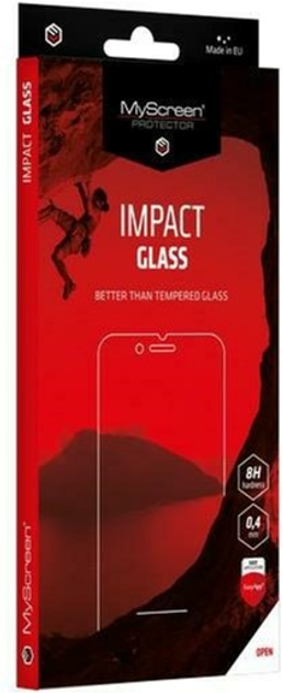 Szkło ochronne MyScreen ImpactGLASS do Apple iPhone 14 Pro Max czarne (5904433213745) - obraz 1