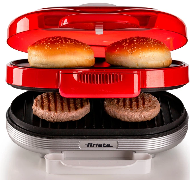 Opiekacz do kanapek Ariete Hamburger 0205 Czerwony - obraz 2