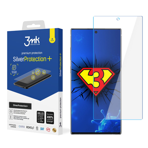 Folia ochronna 3MK SilverProtection+ do Samsung Galaxy Note 10 Plus antymikrobowa (5903108302913) - obraz 6