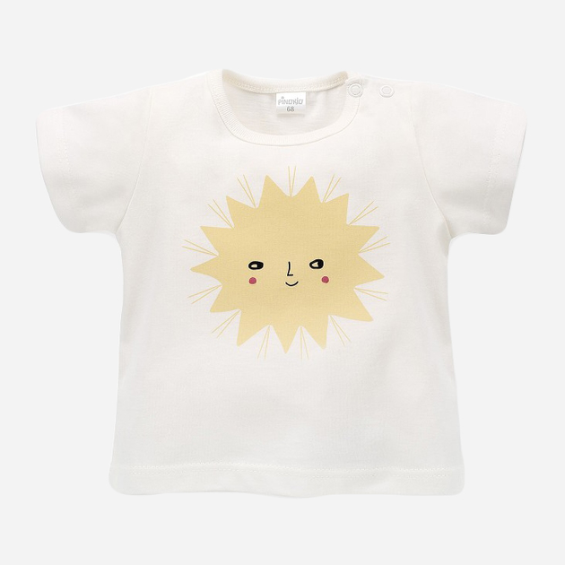 Koszulka dziecięca dla dziewczynki Pinokio Romantic 116 cm Ecru (5901033287886) - obraz 1