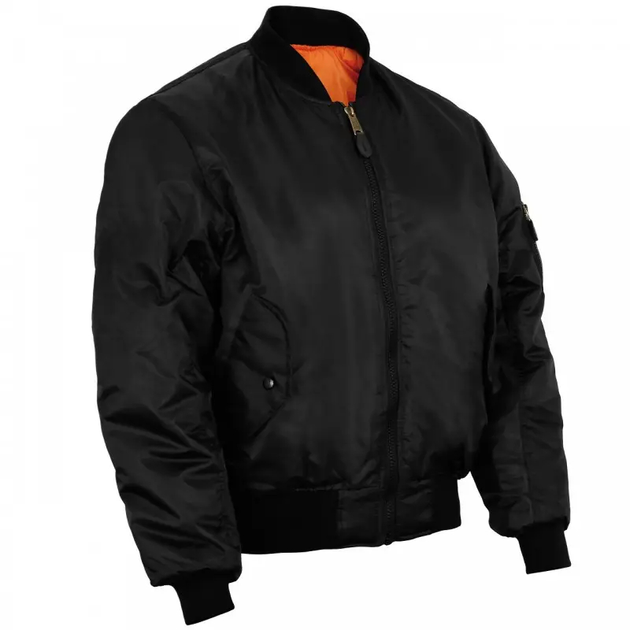 Куртка льотна Sturm Mil-Tec MA1 Black XL (10403002) - зображення 1