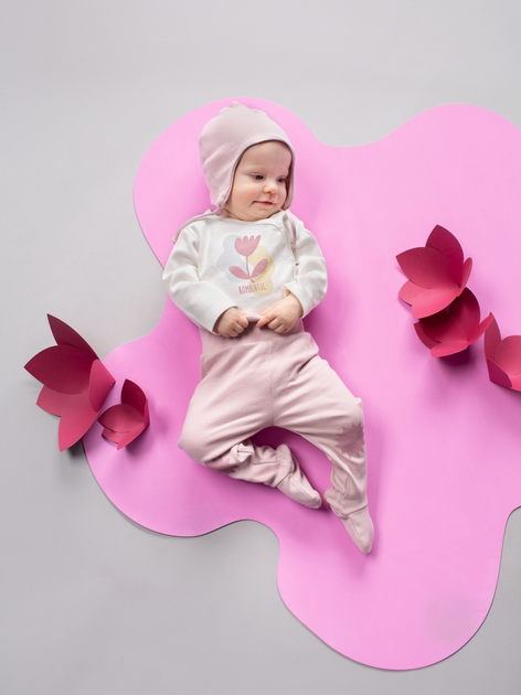 Czapka Pinokio Romantic Bonnet 42-44 cm Pink (5901033288166) - obraz 2