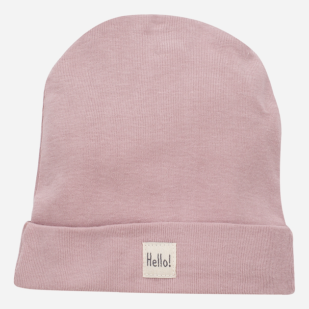 Шапка дитяча Pinokio Hello Bonnet 36-38 см Pink (5901033291401) - зображення 1