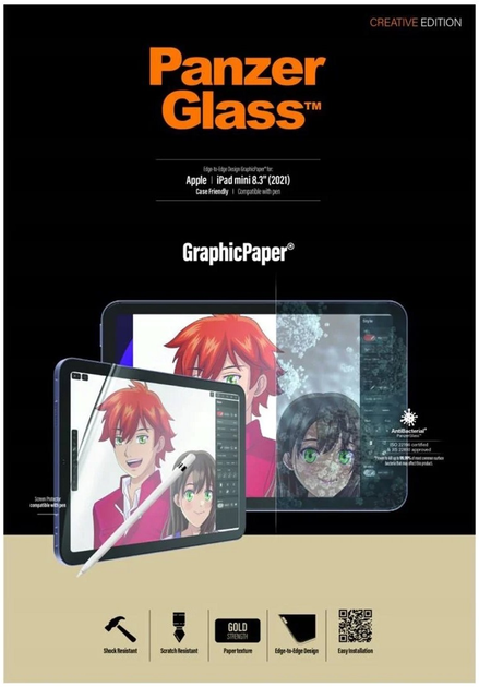 Folia ochronna Panzer Glass GraphicPaper Anti Glare do Apple iPad mini 8.3" (5711724027659) - obraz 1