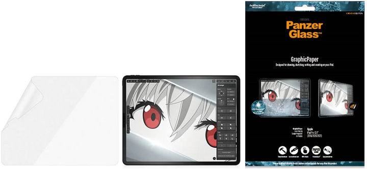 Folia ochronna Panzer Glass GraphicPaper Anti Glare do Apple iPad 12.9" 2018/2020/2021 (5711724027352) - obraz 1