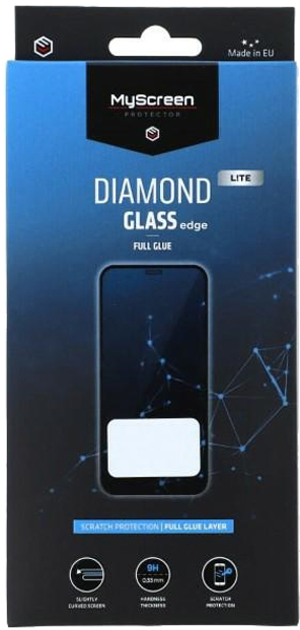 Szkło ochronne MyScreen Diamond Glass Edge Lite FG do Samsung Galaxy A14 5G SM-A146/A14 4G SM-A145 Black (5904433215251) - obraz 1