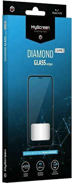 Szkło ochronne MyScreen Diamond Glass Edge Lite FG do Samsung Galaxy A20e SM-A202/A30/A20 Black (5901924996033) - obraz 1