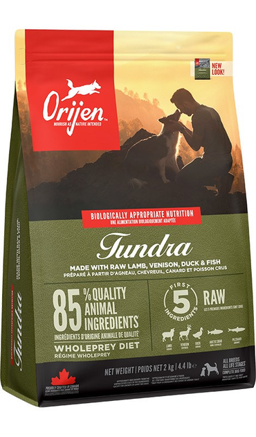 Sucha karma dla psów Orijen Tundra 2 kg (0064992185206) - obraz 1