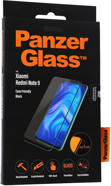Szkło hartowane Panzer Glass E2E Regular do Xiaomi Redmi Note 9 (5711724080296) - obraz 1