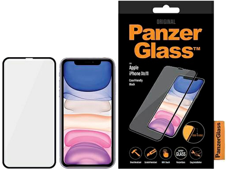 Szkło hartowane Panzer Glass E2E Super+ do Apple iPhone Xr/11 (5711724026652) - obraz 1