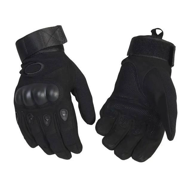 Перчатки Полнопалые Тактические /Военные с Закрытыми Пальцами Черные ( XL ) - изображение 1