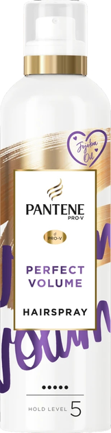 Lakier do włosów Pantene Pro-V Perfect Volume Medium-hold Hairspray 250 ml (8006540650721) - obraz 1
