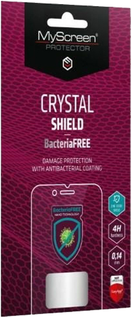 Folia ochronna MyScreen MS CRYSTAL BacteriaFREE do Huawei P8 Lite 2017/P9 Lite 2017/Honor 8 Lite/Nova Lite (5901924996521) - obraz 1