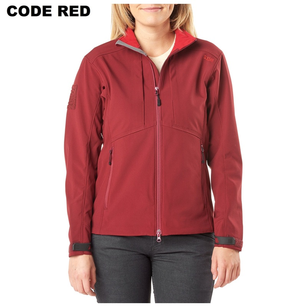 Женский тактический софтшелл 5.11 Tactical WOMEN’S SIERRA SOFTSHELL 38068 Small, Code Red - изображение 1