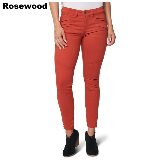 Зауженные женские тактические джинсы 5.11 Tactical WYLDCAT PANT 64019 4 Long, Rosewood - изображение 1