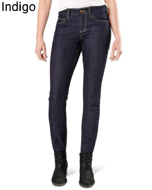 Тактичні жіночі джинси 5.11 Tactical women's Defender-flex Jeans 64427 0 Regular, Indigo - зображення 2