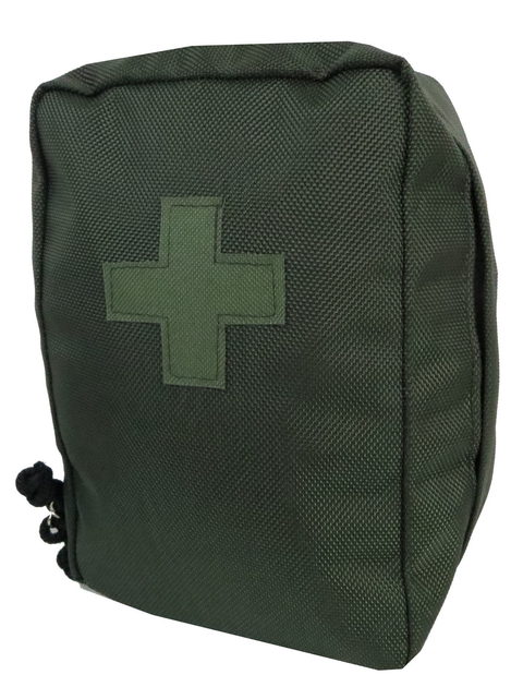 Армейская аптечка, военная сумка для медикаментов Ukr Military 14,5х20,5х10 см Хаки 000221716 - изображение 2