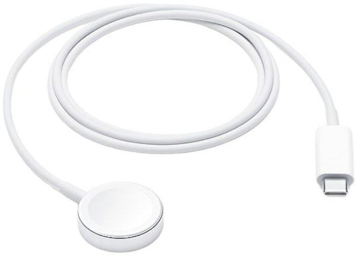 Ładowarka bezprzewodowa Apple Watch Magnetic Fast Charger USB C Cable 1 m White (APL_MX2H2) - obraz 1