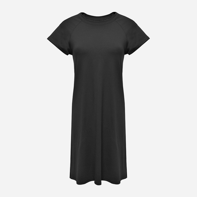 Нічна сорочка DKaren Slip Flora XL Black (5901780697846) - зображення 1