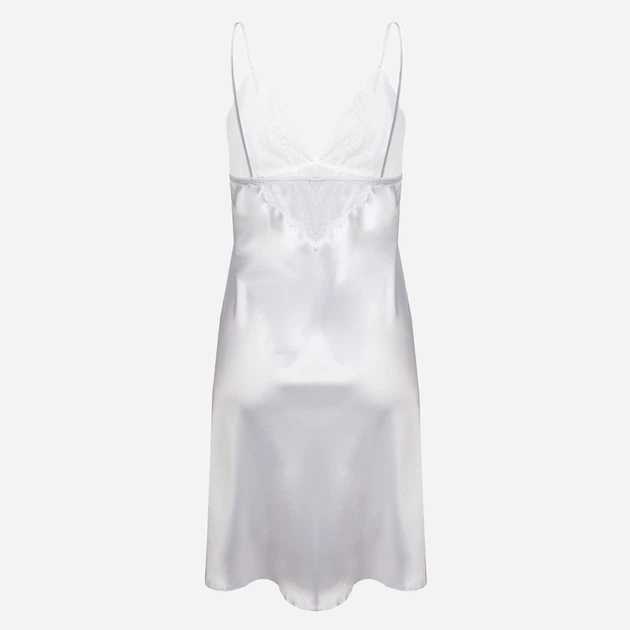 Koszula nocna damska DKaren Slip Clarisse S White (5903251403871) - obraz 4